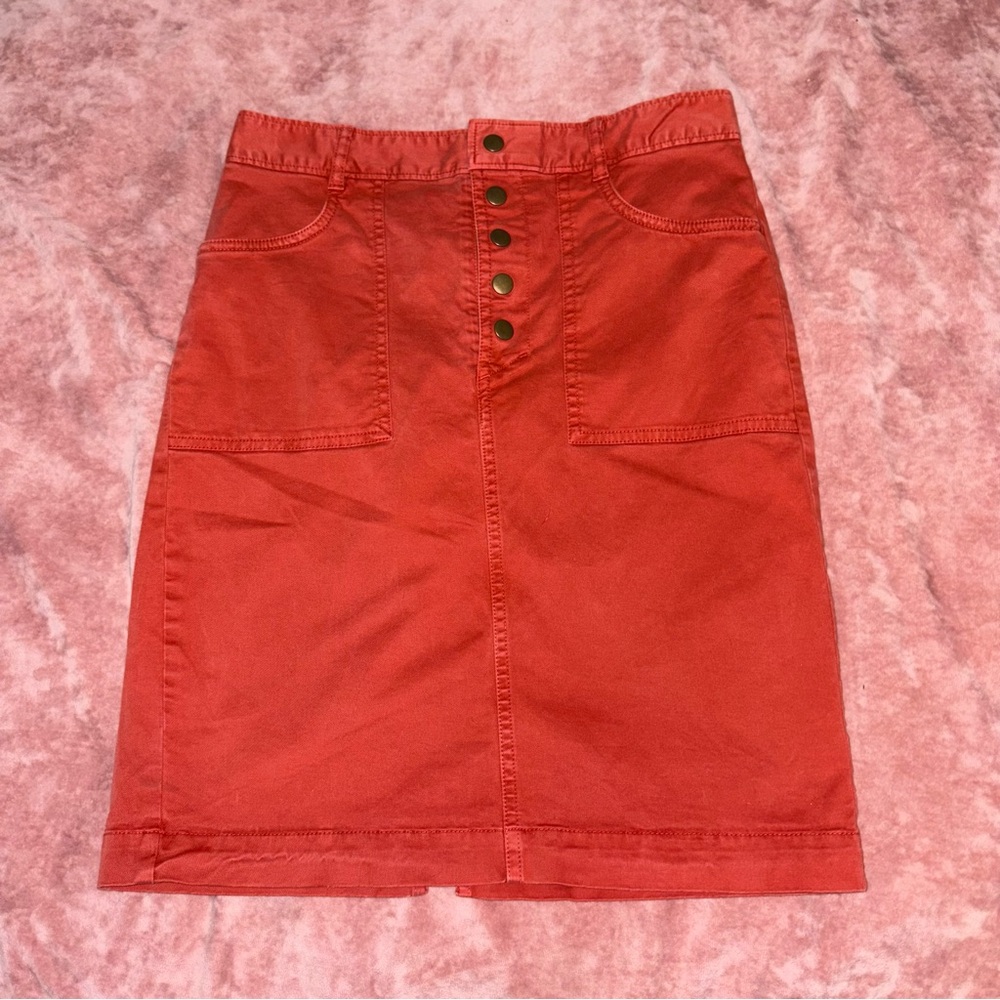 Banana Republic burnt orange skirt
